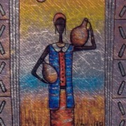 Africa art motif